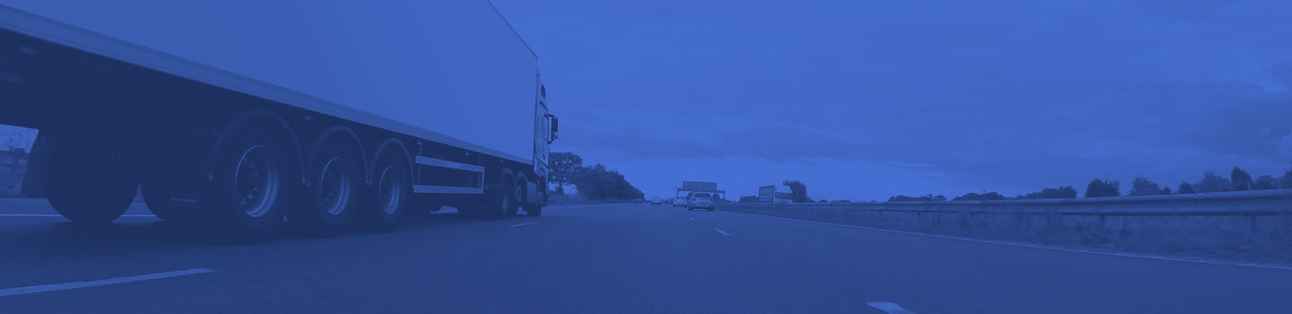 A large truck on a busy highway