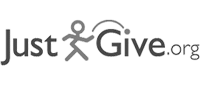 A logo of Just Give