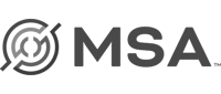 A logo of MSA